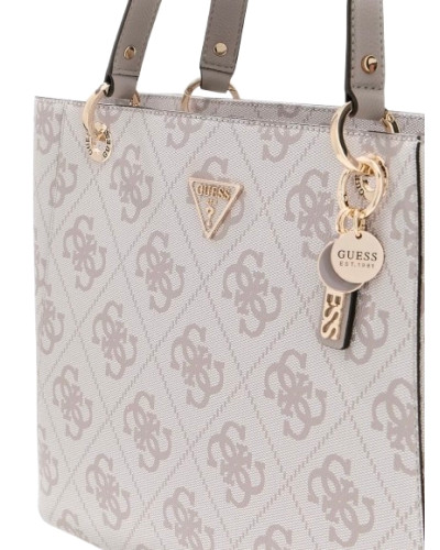 Borsa Guess Noelle II tote dark taupe logo BS26GU94 SO967225
