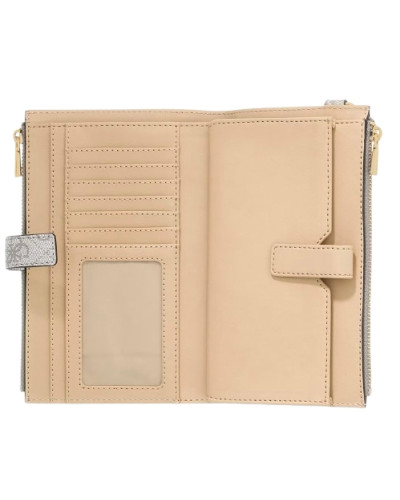 Portafoglio Guess Laurel II SLG dark taupe logo AS26GU12 SG7459157