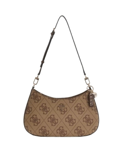Borsa donna Guess Noelle II latte logo/brown BS26GU100 SO967218