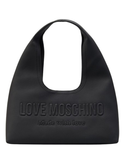 Borsa donna Love Moschino shopper a spalla in ecopelle nero BS26MO23 JC4047PP1OLE0000
