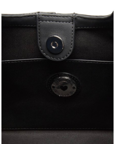 Borsa donna Love Moschino shopper a spalla in ecopelle nero BS26MO23 JC4047PP1OLE0000