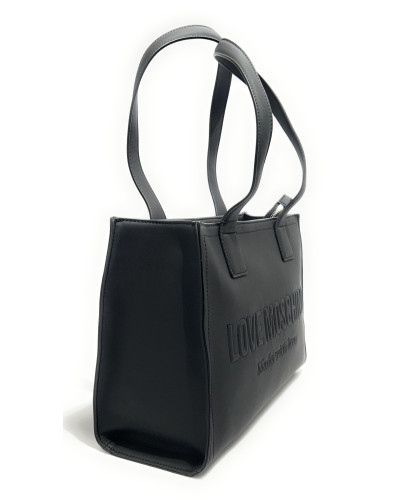 Borsa donna Love Moschino shopper in ecopelle nero BS26MO31 JC4045PP1OLE0000