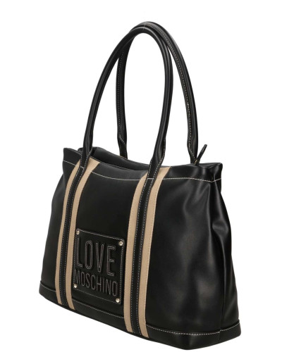 Borsa donna Love Moschino shopper in ecopelle nero BS26MO49 JC4067PP1OLI1000
