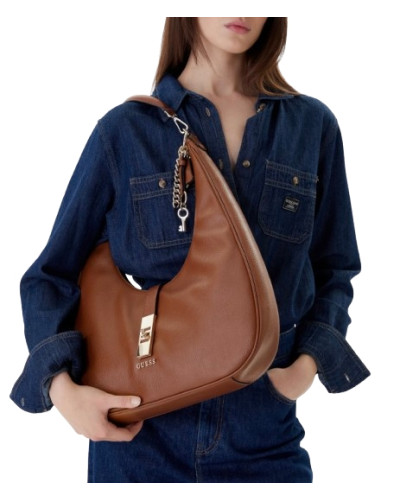 Borsa Guess Hobo Brooke cognac BS26GU105 BG989702