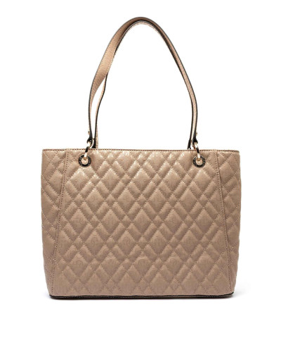 Borsa donna a spalla Guess Isemay Noel tote pale mocha BS26GU109 GG962825.