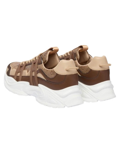 Scarpe uomo Guess sneaker Belluno beige/brown US26GU03 FMPBEUFAL12