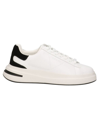 Scarpe uomo Guess sneaker Elba misto pelle white/ black US26GU01 FMFLBALEA12