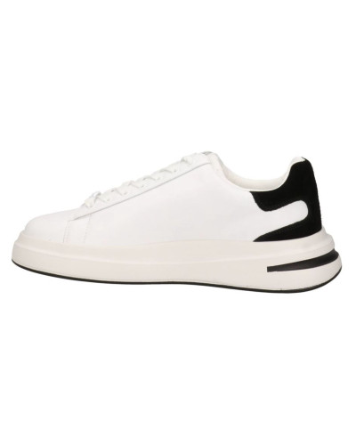Scarpe uomo Guess sneaker Elba misto pelle white/ black US26GU01 FMFLBALEA12