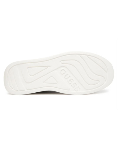 Scarpe uomo Guess sneaker Elbano logo in pelle ed ecopelle white/black US26GU04 FMFONAELL12