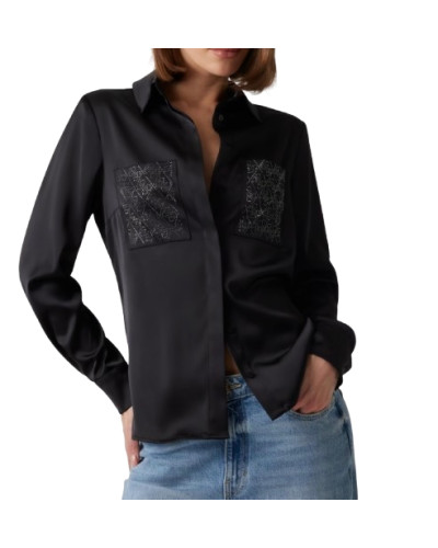 Camicia donna Guess nero ES26GU21 W5RH40WFQC2