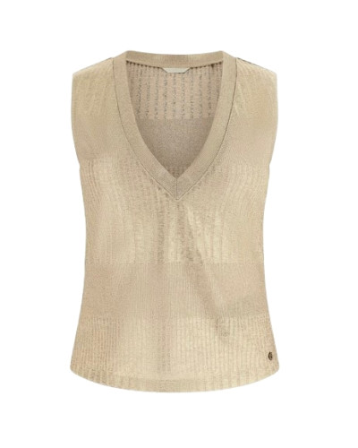 Top donna Guess canotta oro ES26GU22 W6RP10KC812