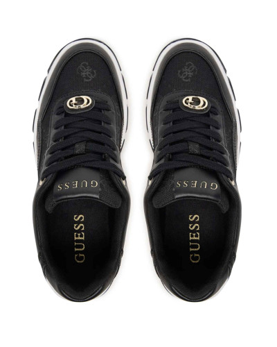 Scarpe donna Guess sneaker Runner berrett 4G black DS26GU02 FLFBRTELE12