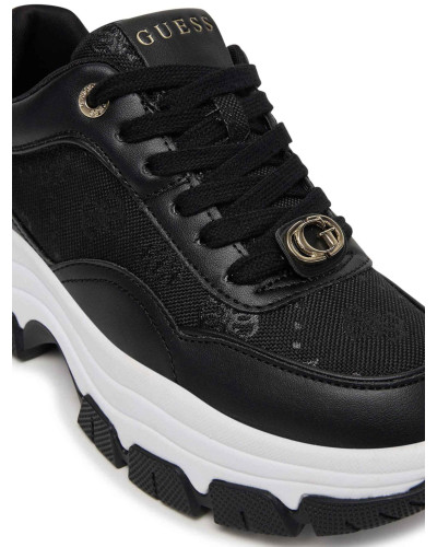 Scarpe donna Guess sneaker Runner berrett 4G black DS26GU02 FLFBRTELE12