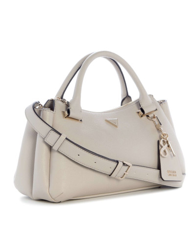 Borsa donna Guess a mano/ tracolla Evie satchel 3 comparti light taupe BS26GU110 BG966406