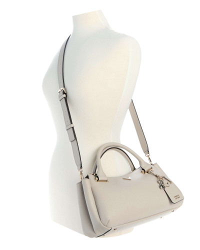 Borsa donna Guess a mano/ tracolla Evie satchel 3 comparti light taupe BS26GU110 BG966406