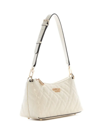 Borsa donna a spalla Guess Isemay white BS26GU112 GG962818