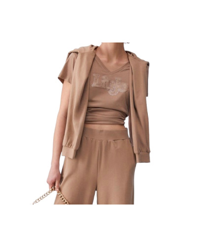 T-shirt donna Liu Jo almond ES26LJ16 TA6206 TA6057 JS923