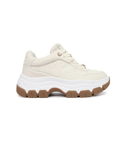 Scarpe donna Guess sneaker Berrett 4G logo peony cream DS26GU03 FLFBRTPEL12