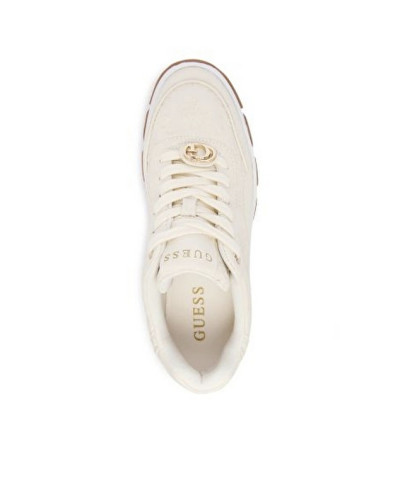 Scarpe donna Guess sneaker Berrett 4G logo peony cream DS26GU03 FLFBRTPEL12