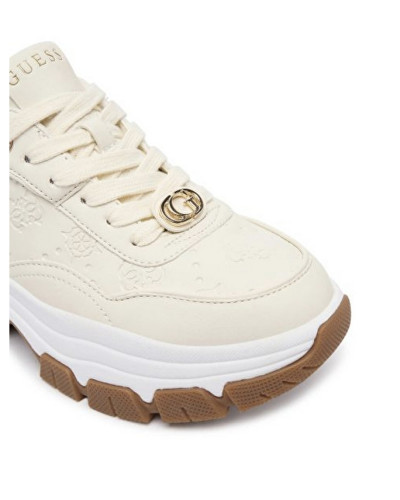 Scarpe donna Guess sneaker Berrett 4G logo peony cream DS26GU03 FLFBRTPEL12