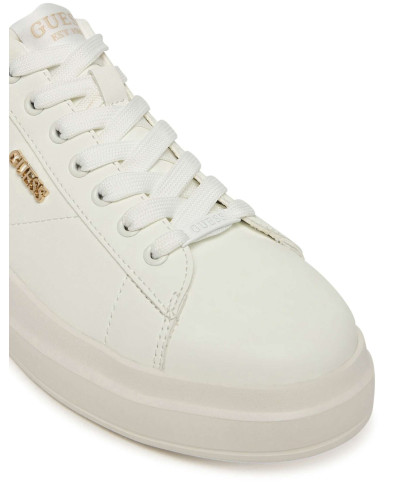 Scarpe donna sneaker Guess Elbina10 white/gold DS26GU04 FLFE10ELE12