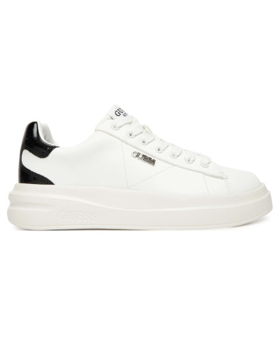 Scarpe donna sneaker Guess Elbina10 white/black DS26GU06 FLFE10PEL12
