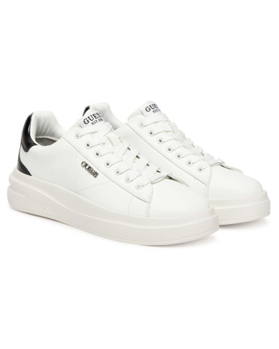 Scarpe donna sneaker Guess Elbina10 white/black DS26GU06 FLFE10PEL12
