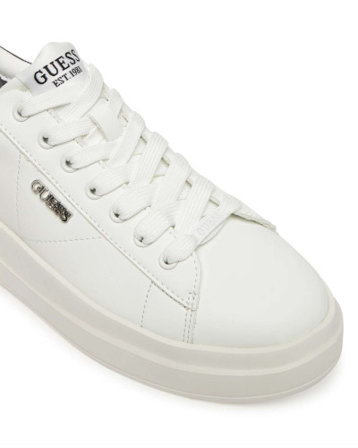 Scarpe donna sneaker Guess Elbina10 white/black DS26GU06 FLFE10PEL12