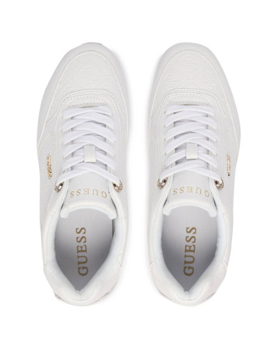 Sneaker donna Guess Camrio10 platform white multilogo DS26GU13 FLPC10FAL12