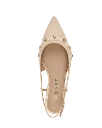 Sandalo donna Guess slingback Dorlee pelle nude DS26GU10 FLPDORLEA05