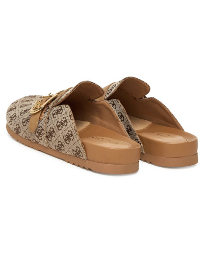 Scarpe sabot donna Guess Galavanta beige/brown DS26GU14 FLPGALFAL06