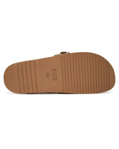 Scarpe sabot donna Guess Galavanta beige/brown DS26GU14 FLPGALFAL06
