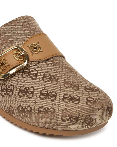 Scarpe sabot donna Guess Galavanta beige/brown DS26GU14 FLPGALFAL06
