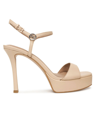 Sandalo Guess Hendora TC 120 in pelle rosa nude DS26GU20 FLPHENLEA03