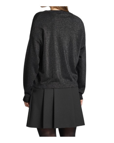 Maglia chiusa donna Liu Jo nero ES26LJ14 TA6244 MS49I 04858