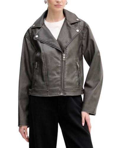 Giacca donna Guess Biker jacket similpelle nero ES26GU17 W6RL09WH1X0