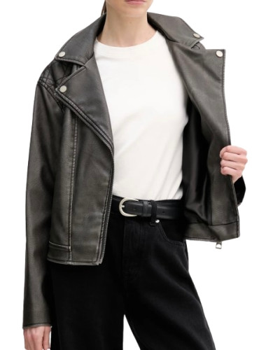 Giacca donna Guess Biker jacket similpelle nero ES26GU17 W6RL09WH1X0