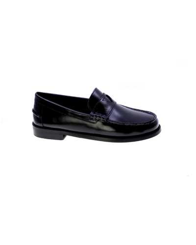 Scarpe uomo mocassino Guess in pelle Rossio nero US26GU15 FMPROSLEA14