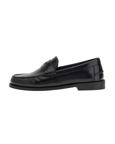 Scarpe uomo mocassino Guess in pelle Rossio nero US26GU15 FMPROSLEA14