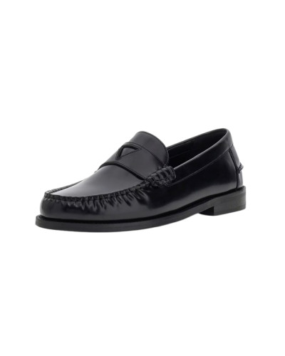 Scarpe uomo mocassino Guess in pelle Rossio nero US26GU15 FMPROSLEA14