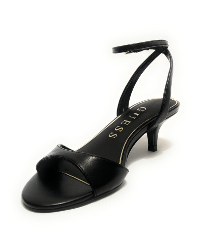 Sandalo Guess Lerela TC 55 in pelle black DS26GU30 FLJLERLEA03