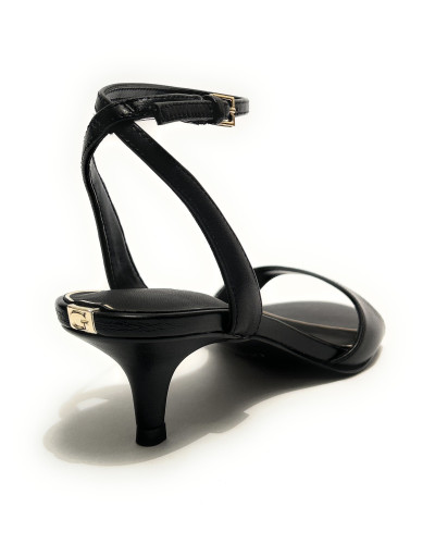 Sandalo Guess Lerela TC 55 in pelle black DS26GU30 FLJLERLEA03