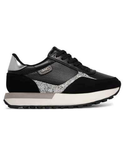 Scarpe donna Liu-Jo Evelyn 915 sneaker black/silver DS26LJ05 BA6065 TX524