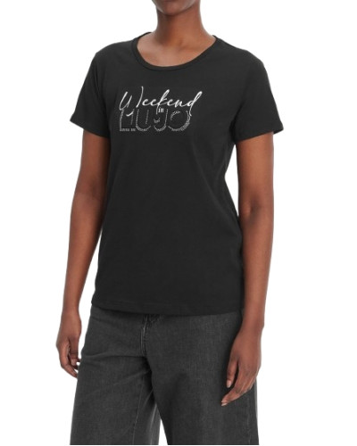 T-shirt donna Liu Jo nero/weekend ES26LJ10 TA6252 JS923 P9291