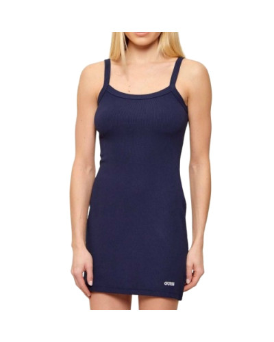 Abito corto donna Guess Stella rib magician blue ES26GU62 V6GK11K3181 G7JX