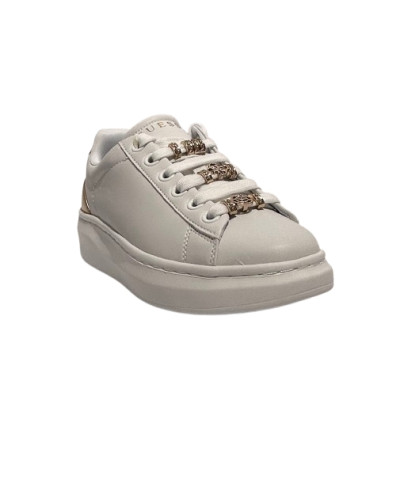 Scarpe donna sneaker Guess Fionia white/ platino DS26GU32 FLJFIOELE12
