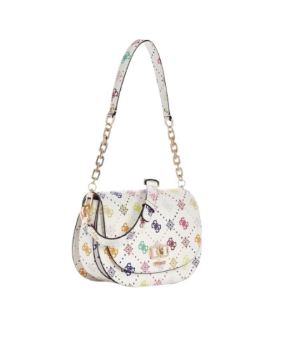 Borsa Guess Emelie flap shoulder bag multi logo BS26GU115 GM992820