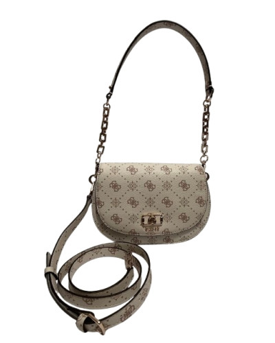 Borsa donna Guess Emelie logo vanilla logo BS26GU116 GP992820