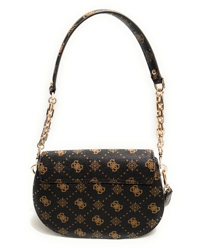 Borsa donna Guess Emelie logo espresso logo BS26GU117 GP992820