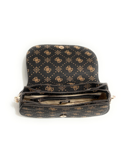 Borsa donna Guess Emelie logo espresso logo BS26GU117 GP992820